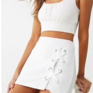Forever21 white Skort